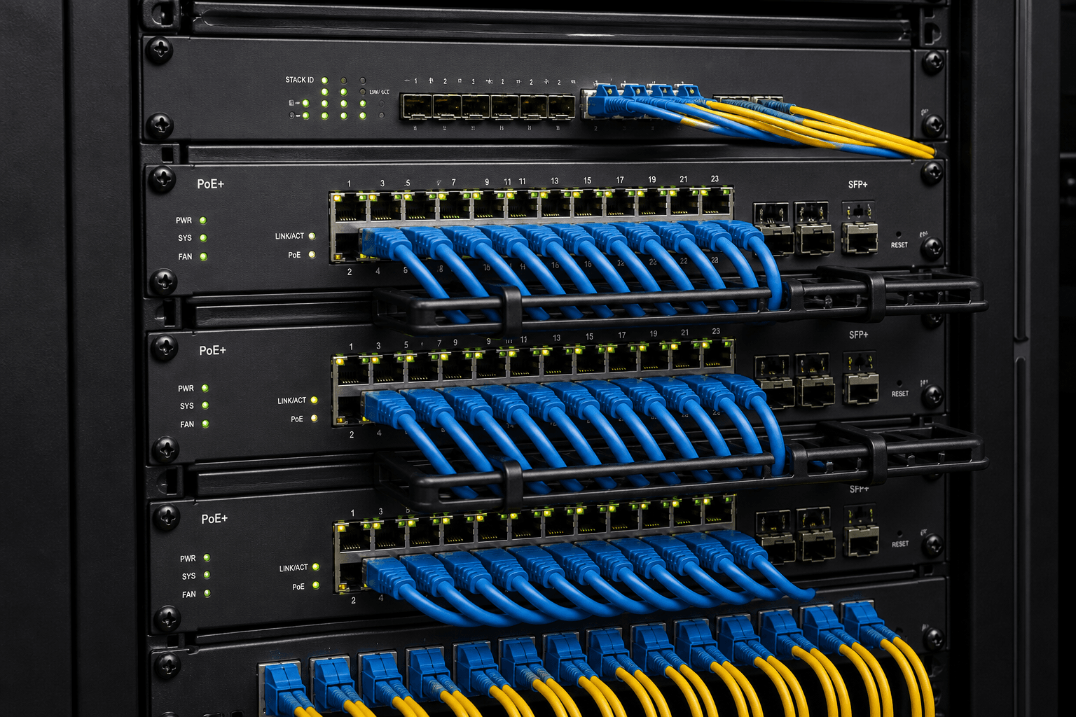 Switches — Managed, PoE & fibre uplink, supplied in Jeddah, Saudi Arabia