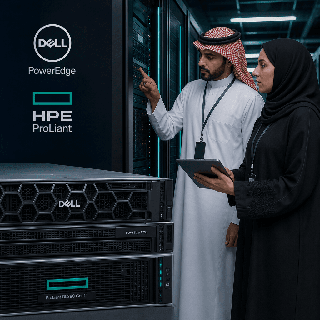 Servers — Rack, tower & virtualisation hosts, supplied in Jeddah, Saudi Arabia