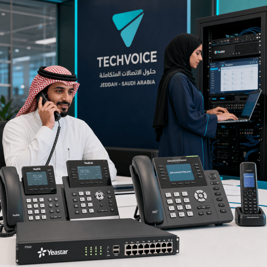 VoIP & Telephony — IP handsets & PBX systems, supplied in Jeddah, Saudi Arabia