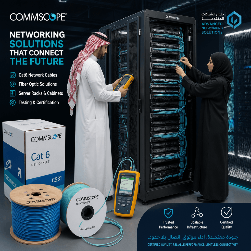 Cabling & Accessories — Testers, connectors, patch leads, supplied in Jeddah, Saudi Arabia