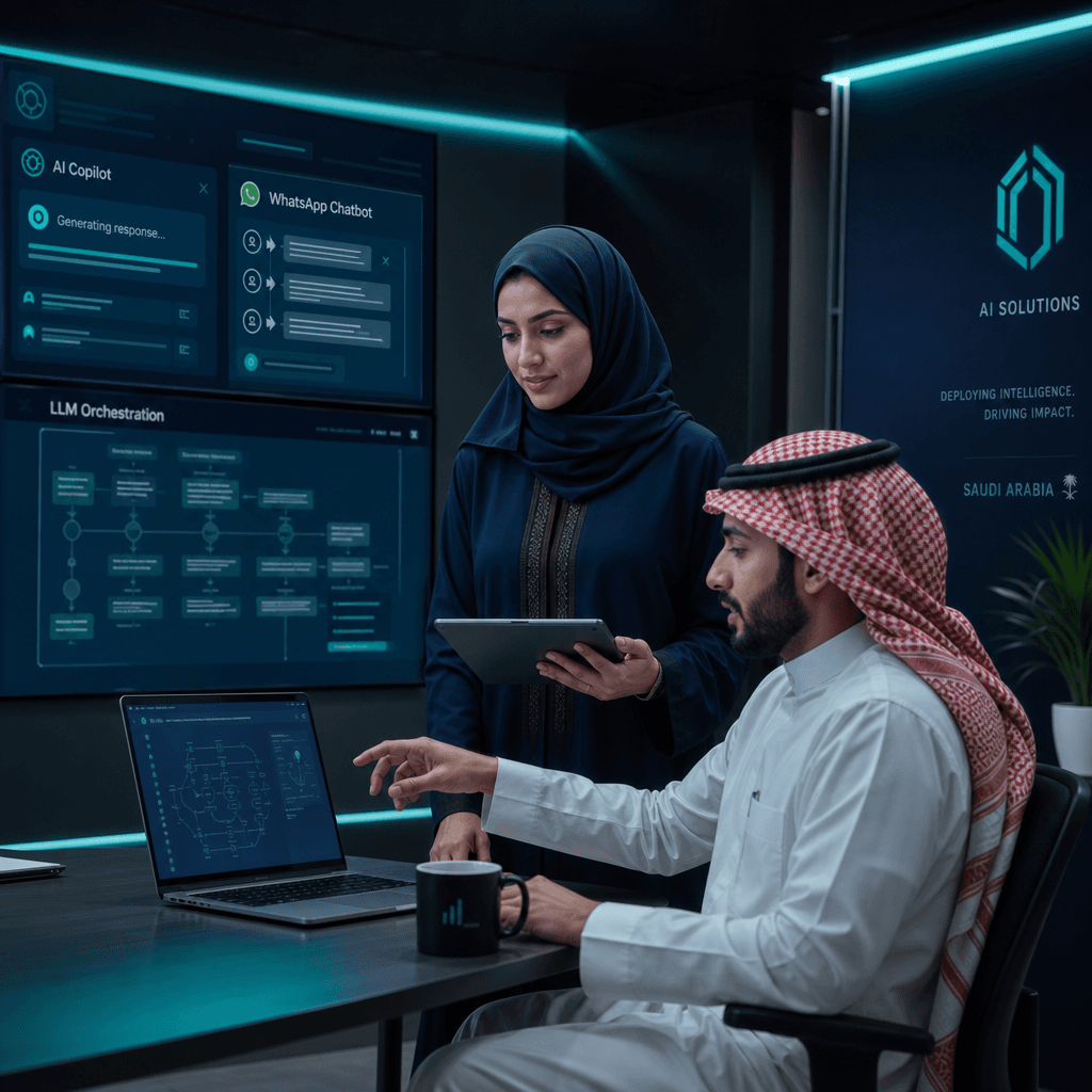 AI Solutions — Agents, automation & copilots, supplied in Jeddah, Saudi Arabia